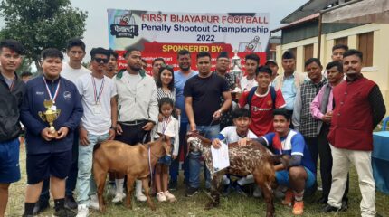 बि.टि. लाई प्रथम पेनाल्टी शुट आउटको उपाधि