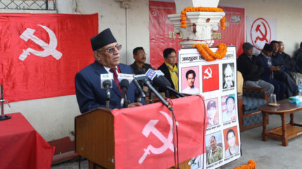 जनयुद्ध नेपालकै सम्पत्ति भएको प्रधानमन्त्री प्रचण्डको भनाइ