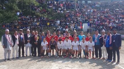 फोम्बो समाजले जित्यो मदन मेमोरियल फुटबलको उपाधि