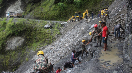 कागबेनीमा बाढी: २९ घर बगायो, अरु १३ घरमा आंशिक क्षति