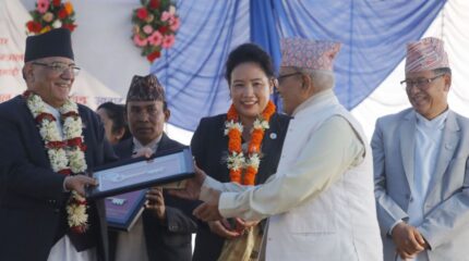 प्रदेश प्रमुख र मुख्यमन्त्रीकालागि बनाइएका आवासीय कार्यालय हस्तान्तरण [तस्विरहरु]