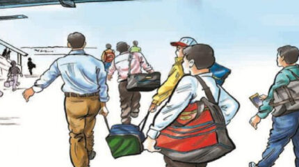 ८ महिनामा ५ लाख नेपाली गए वैदेशिक रोजगारीमा, सबैभन्दा बढी यूएईमा