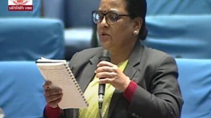 सरकारलाई सांसद विश्वकर्माको प्रश्न- ‘सर्ड कमिटीमा पठाउनुपर्ने प्रतिवेदन किन नपठाएको?’