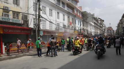 न्यूरोडमा फुटपाथ विस्तार गर्न महानगरलाई बाटो खुल्यो