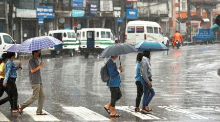 मनसुनी वायुको प्रभाव : देशभर वर्षाको सम्भावना