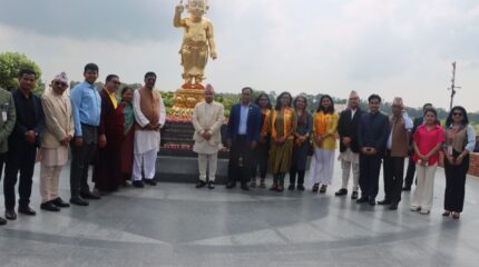 भारतका प्रधानन्यायाधीश बुद्ध जन्मस्थल लुम्बिनीमा, के-के गरे ?