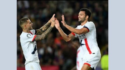 बार्सिलोनामाथि पीएसजीको पुनर्आगमन जित