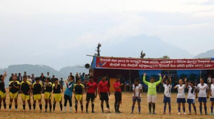 दिपावली मेला : महिला फुटबलतर्फ म्याङलुङ र माउन्टेन फाइनलमा, पुरुषतर्फका खेल स्थगित