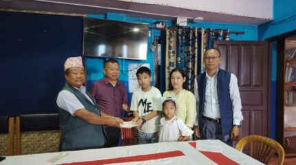 धनकुटा कांग्रेसको पहलमा छात्रवृत्ति रकम प्रदान