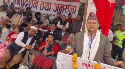 मुलुकलाई संकटबाट उकास्न एमाले सक्षम छः महासचिव पोखरेल