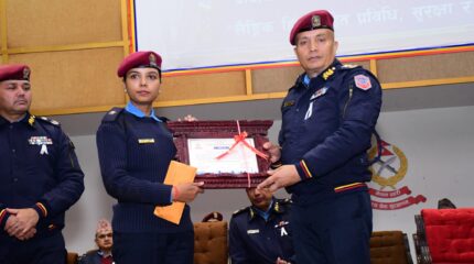 हिंसाविरुद्ध डटेर लाग्दा देशकै उत्कृष्ट प्रहरी घोषित भइन् रागनी यादव