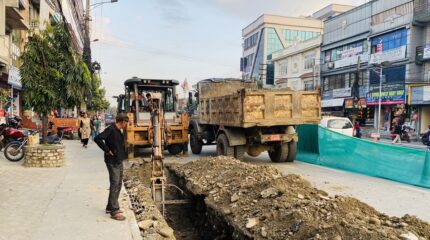 पोखरामा तार भूमिगतको काममा ६० प्रतिशत सकियो