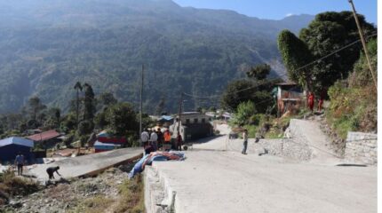 रघुगङ्गाको मौवाफाँटमा पक्की सडक निर्माण