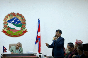 नेकपाले सरकारलाई भन्यो : ‘सरकारकै कारण चुनावको वातावरण बिथोलियो, मुख बन्द गर्नुस्, धेरै नबोल्नुस् ‘