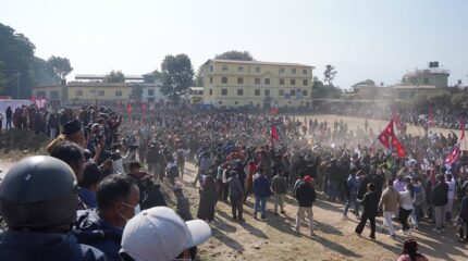 दल दर्ता पछि काठमाडौंमा श्रम संस्कृति पार्टीको आम सभा