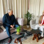 कांग्रेस सभापति देउवा र सञ्चारमन्त्री खरेलबीच निर्वाचनबारे छलफल