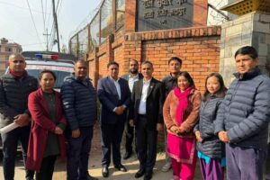 गृहमन्त्री अर्यालद्वारा सानोठिमीस्थित बाल सुधार गृहको निरीक्षण