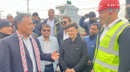 मुग्लिन–पोखरा सडक शीघ्र सम्पन्न गर्न मन्त्री घिसिङको निर्देशन