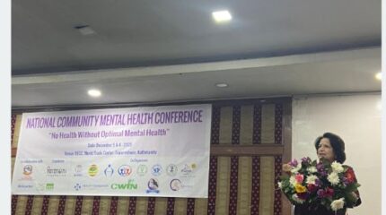 मानसिक स्वास्थ्य सुधारका लागि मनोपरामर्शसँगै आध्यात्मिक जीवनशैली उपयोगी हुन्छ : स्वास्थ्यमन्त्री डा गौतम