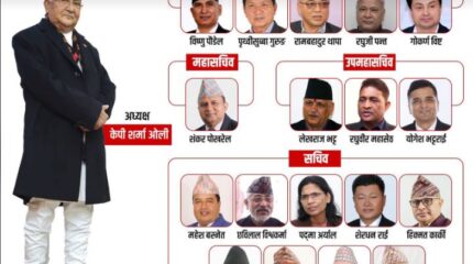 एमालेको नयाँ नेतृत्वमा खसआर्य र पुरुषको हालिमुहाली, समावेशिताको नारा गफमै सीमित