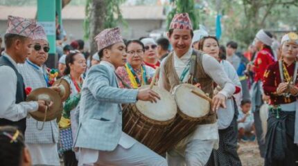 उधौली साकेला मनाउँदै किरात समुदाय