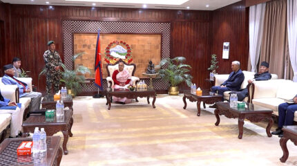 शीर्ष नेताहरुलाई प्रधानमन्त्रीले भनिन्याे : निर्वाचन जसरी पनि सफल पारौं