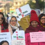 समानुपातिक उम्मेदवार छनोटको विरोधमा महिला अधिकारकर्मीले निकाले र्‍याली